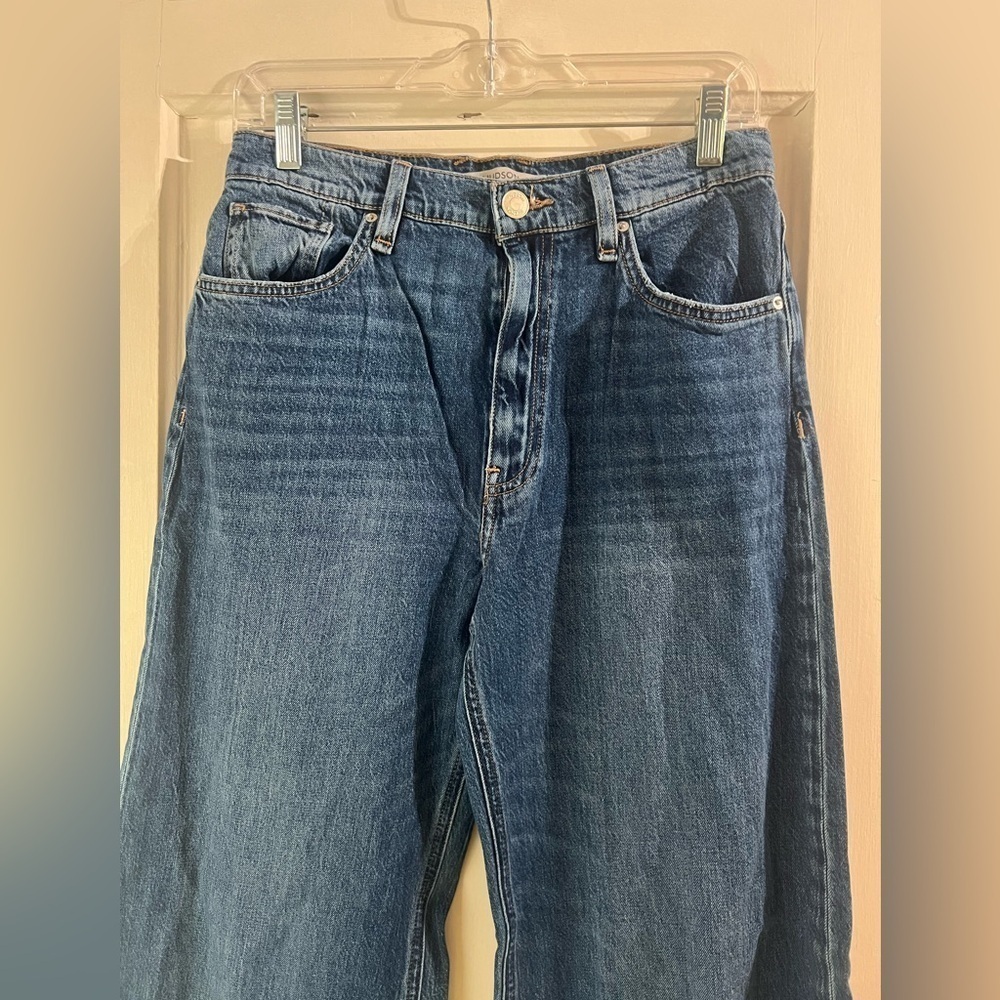 Hudson Jodie High Rise Loose Fit Wide Leg Jean 26 - Picture 6 of 11